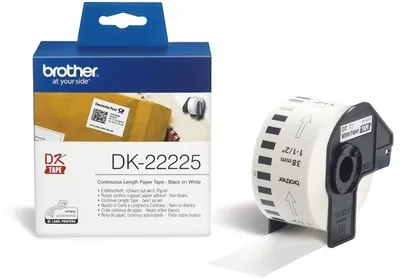 Trak BROTHER DK22225 papirnati trak (samolepilen) 38mm x 30.48m Trak BROTHER DK22225 papirnati trak (samolepilen) 38mm x 30.48m