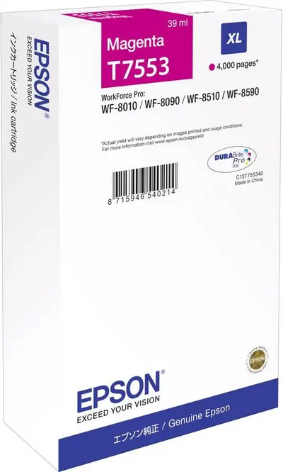 Črnilo EPSON T7553 Magenta XL original Črnilo EPSON T7553 Magenta XL original