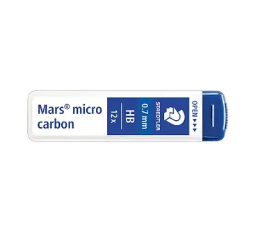 Minice za tehnični svinčnik 0,7 Staedtler 250 07-HB 12/1 Minice za tehnični svinčnik 0,7 Staedtler 250 07-HB 12/1
