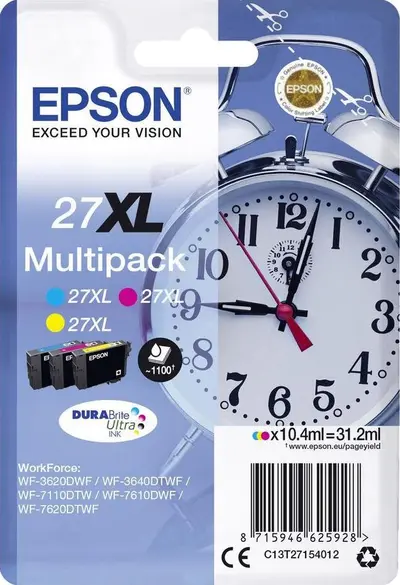 Črnilo EPSON T27154012 Multipack 27XL - DURABrite Ultra Extra Large original Črnilo EPSON T27154012 Multipack 27XL - DURABrite Ultra Extra Large original