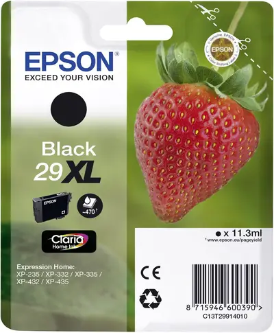 Črnilo EPSON T29914010 29XL Black original Črnilo EPSON T29914010 29XL Black original