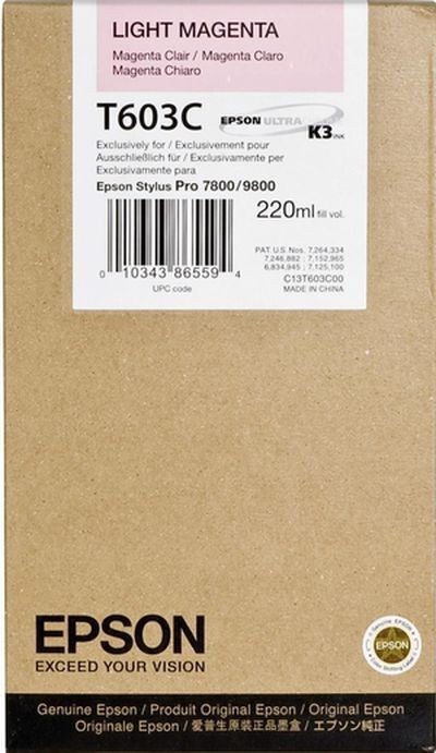 Črnilo EPSON T603C00 LIght Magenta original