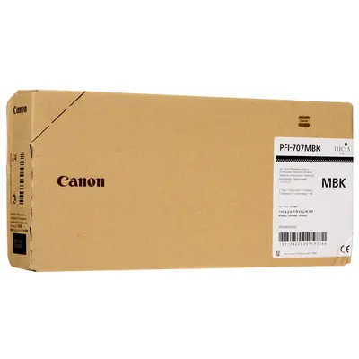 Črnilo CANON PFI-707MBK Mat Black original Črnilo CANON PFI-707MBK Mat Black original