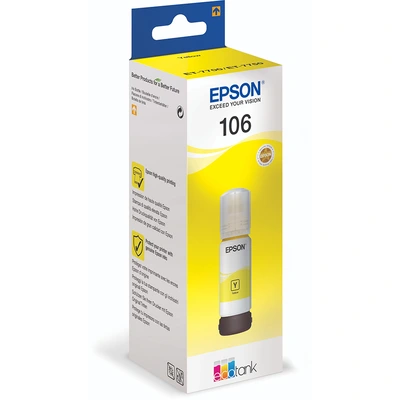 Črnilo EPSON EcoTank 106 Yellow original Črnilo EPSON EcoTank 106 Yellow original