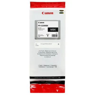 Črnilo CANON PFI-320MBK Mat Black original Črnilo CANON PFI-320MBK Mat Black original