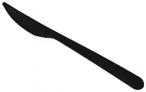 KON. Nož za jelo PP višekratni crni 100/1 (art. 248)