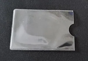 ETUI PVC ZA KARTICE 8,6x5,4 (9x6) SIMPLEX 1/1 ETUI PVC ZA KARTICE 8,6x5,4 (9x6) SIMPLEX 1/1