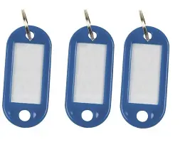 Obesek za ključe plastični Q-connect 100/1 moder