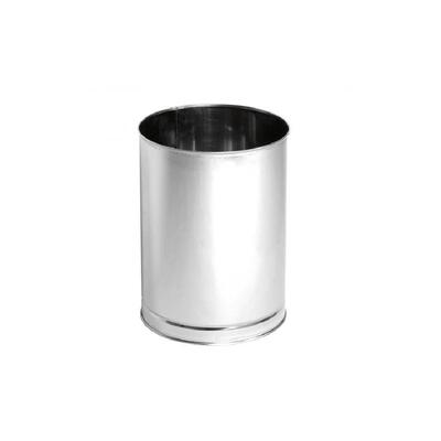 Koš za smeti kovinski poln, 32cm siv Koš za smeti kovinski poln, 32cm siv