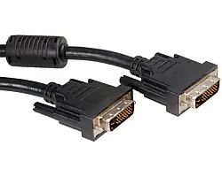 Kabel DVI-D-M<=>DVI-D-M (24+1) 2m crni ROLINE Kabel DVI-D-M<=>DVI-D-M (24+1) 2m crni ROLINE