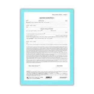 TI.I-638/BZ-€ Bjanko zadužnica u €