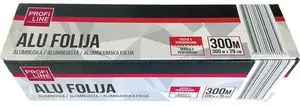 Folija za živila aluminijasta 29cmx300m v škatli