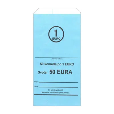 Vrećica za kovani novac 1 Euro 100/1 Vrećica za kovani novac 1 Euro 100/1