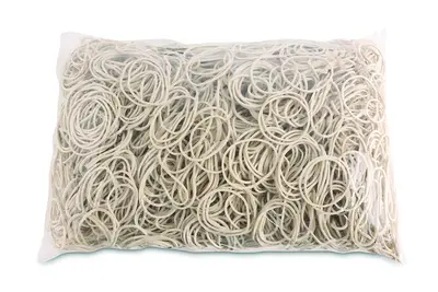 Elastika premera fi 40mm 1kg bela Elastika premera fi 40mm 1kg bela