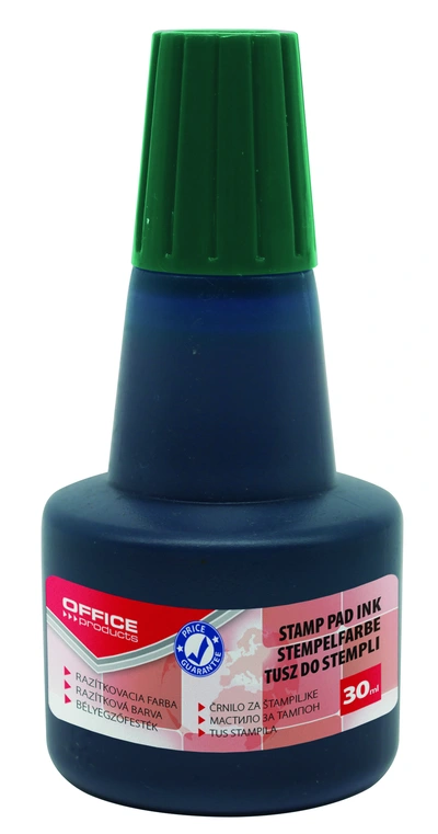 Barva za štampiljko 30 ml Office products zelena Barva za štampiljko 30 ml Office products zelena