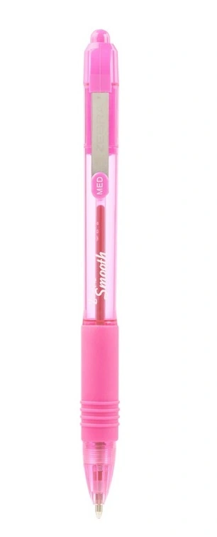 Kemični svinčnik Zebra Z-Grip smooth 1,0 pink izpis Kemični svinčnik Zebra Z-Grip smooth 1,0 pink izpis