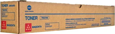Toner MINOLTA TN221M Bizhub C227/287 Magenta original Toner MINOLTA TN221M Bizhub C227/287 Magenta original