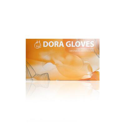 Rokavice iz lateksa za enkratno uporabo brez pudra M 100/1 Dora Rokavice iz lateksa za enkratno uporabo brez pudra M 100/1 Dora