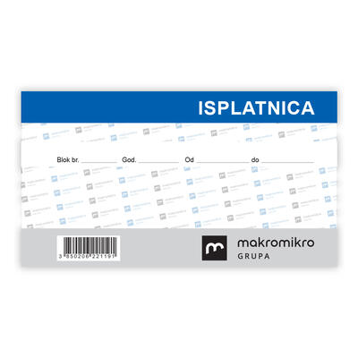 TI.I-2/ncr Isplatnica A6 100 lista MMG svi listovi ncr TI.I-2/ncr Isplatnica A6 100 lista MMG svi listovi ncr
