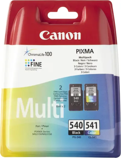Črnilo CANON PG-540 + CL-541 Multipack Črnilo CANON PG-540 + CL-541 Multipack