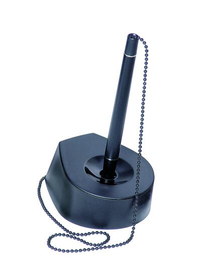 Kemični svinčnik na stojalu Han črn