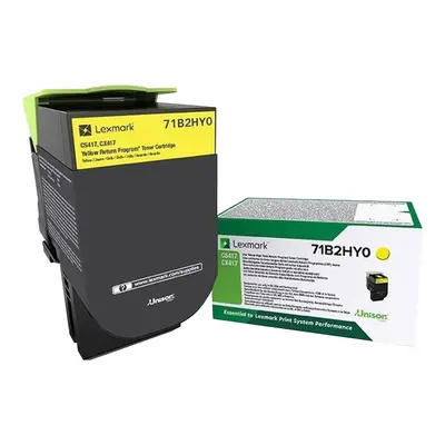 Toner LEXMARK CS/CX417/517 Yellow original Toner LEXMARK CS/CX417/517 Yellow original