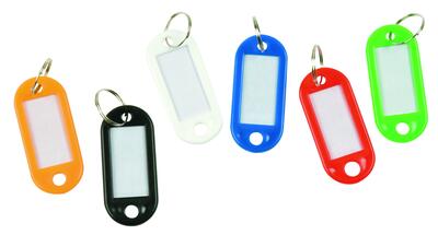 Obesek za ključe plastični Q-connect 100/1 crni Obesek za ključe plastični Q-connect 100/1 crni