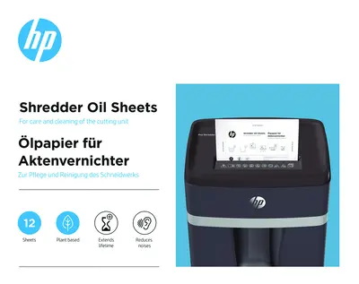 Papir oljni za uničevalec 12 listov A5 HP Papir oljni za uničevalec 12 listov A5 HP