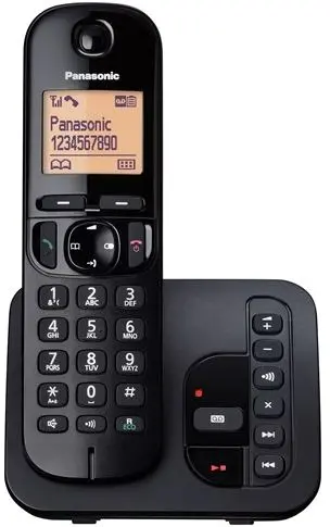Telefon PANASONIC KX-TG C 220FXB bežični sa sekretaricom - crni Telefon PANASONIC KX-TG C 220FXB bežični sa sekretaricom - crni