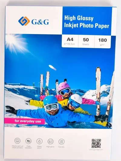 Papir Photo GG A4 180g/m2 Premium Photo Glossy Paper 50 listov Papir Photo GG A4 180g/m2 Premium Photo Glossy Paper 50 listov