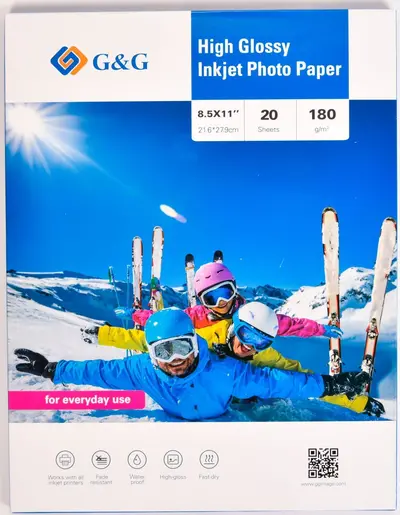 Papir Photo GG A4 180g/m2 Premium Photo Glossy Paper 20 listov Papir Photo GG A4 180g/m2 Premium Photo Glossy Paper 20 listov