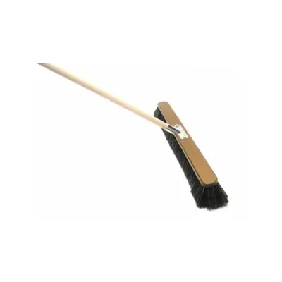 Metla iz naravnih dlak 40cm z držalom 150cm