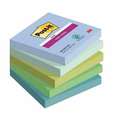 Lističi samolepilni 76x76mm 5x90 listov Post-it 3M 654 Super Sticky OASIS Lističi samolepilni 76x76mm 5x90 listov Post-it 3M 654 Super Sticky OASIS
