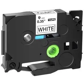 Trak BROTHER  9mm črn izpis na belem traku- TZE221 GG/TOP UP kompatibilni