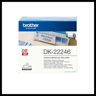 Ribbon BROTHER DK22246 beskonačna papirna naljepnica 102mm x 30.48M Ribbon BROTHER DK22246 beskonačna papirna naljepnica 102mm x 30.48M