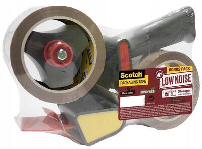 Stojalo za selotejp za ljepljenje transportnih škatel ročno+2 role 50/66 Scotch Stojalo za selotejp za ljepljenje transportnih škatel ročno+2 role 50/66 Scotch