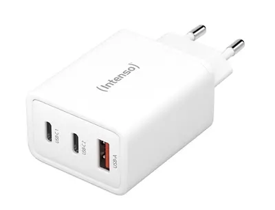 Adapter za napajanje INTENSO - hišni polnilec 2xUSB Type-C+Type-A 65W Adapter za napajanje INTENSO - hišni polnilec 2xUSB Type-C+Type-A 65W