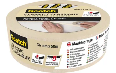 Krep lepilni trak 36/50 Classic Scotch Krep lepilni trak 36/50 Classic Scotch