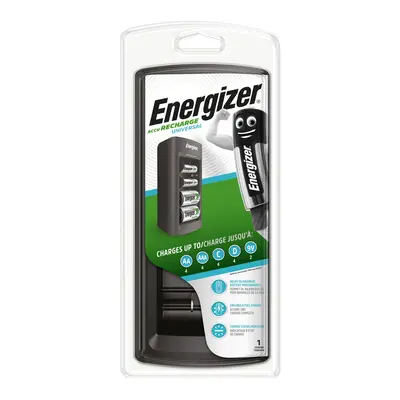 Polnilec baterij Energizer Universal, 4 AA, 4 AAA, 4 C, 4 D, 2 9V Polnilec baterij Energizer Universal, 4 AA, 4 AAA, 4 C, 4 D, 2 9V
