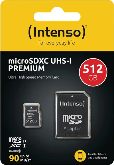 Spominska kartica 512GB INTENSO UHS-I PREMIUM microSD Card