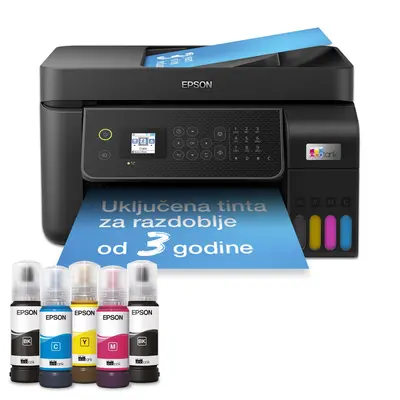 Tiskalnik EPSON L5310 All-In-One EcoTank USB LAN WiFi A4 - črn Tiskalnik EPSON L5310 All-In-One EcoTank USB LAN WiFi A4 - črn