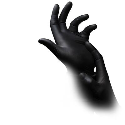 Rokavice nitrilne XL 100/1 črne Style