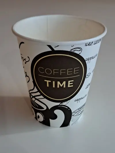 Lonček papirnati za kavo 0,25l Coffee 2go brez pokrova 50/1 Lonček papirnati za kavo 0,25l Coffee 2go brez pokrova 50/1
