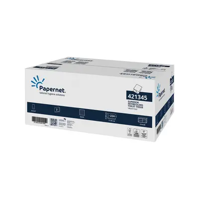 Papir toaletni lističi 11,0x21,0cm 2-sl 40/1 Superior 421345 (402598) Papir toaletni lističi 11,0x21,0cm 2-sl 40/1 Superior 421345 (402598)