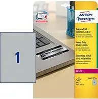Etiketa laser/copy poliester 210x297 Zweckform L6013 vodoodporna 20/1 srebrna Etiketa laser/copy poliester 210x297 Zweckform L6013 vodoodporna 20/1 srebrna