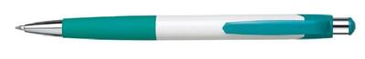 Kemični svinčnik AH505 bel - turkizen