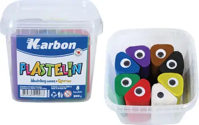 Plastelin color Karbon 8/1 v kantici