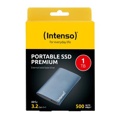 SSD eksterni 1TB USB3.2 G2 Type-A INTENSO Premium - moder