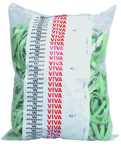 Elastika  fi 120x8mm 1kg zelena