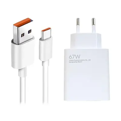 Adapter za napajanje XIAOMI Mi - hišni polnilec + kabel USB-A na USB-C 67W Adapter za napajanje XIAOMI Mi - hišni polnilec + kabel USB-A na USB-C 67W
